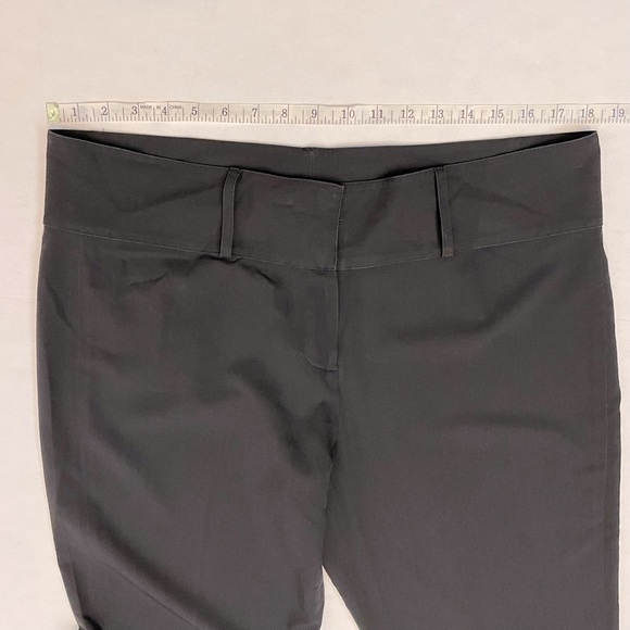 Isda & Co. Black Straight Leg Flat Front Pant Sz 14 - Picture 5 of 7